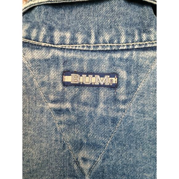 Vintage Y2K B.U.M. Equipment Women's Denim Jacket Size M Blue Jeanswear - Picture 3 of 11